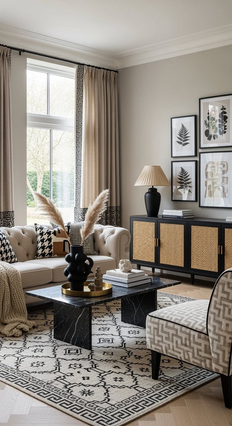 beige textures with black anchors