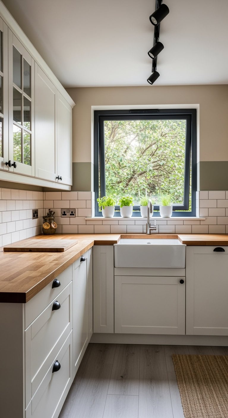 bottom hinged sink window