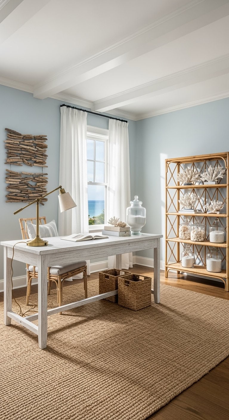 breezy coastal home office