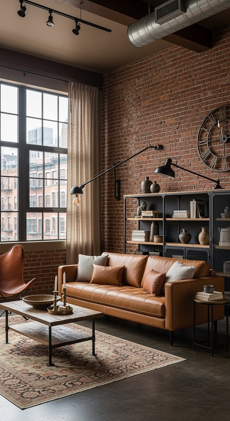 buttery beige leather loft