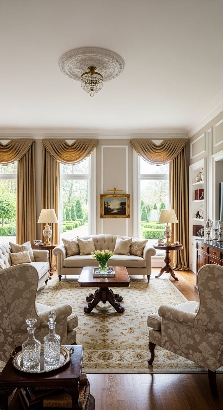 classic beige traditional elegance