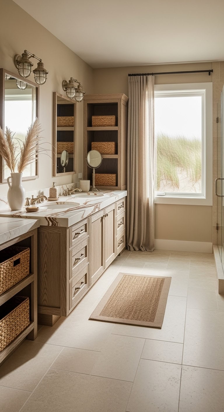 coastal driftwood linen palette