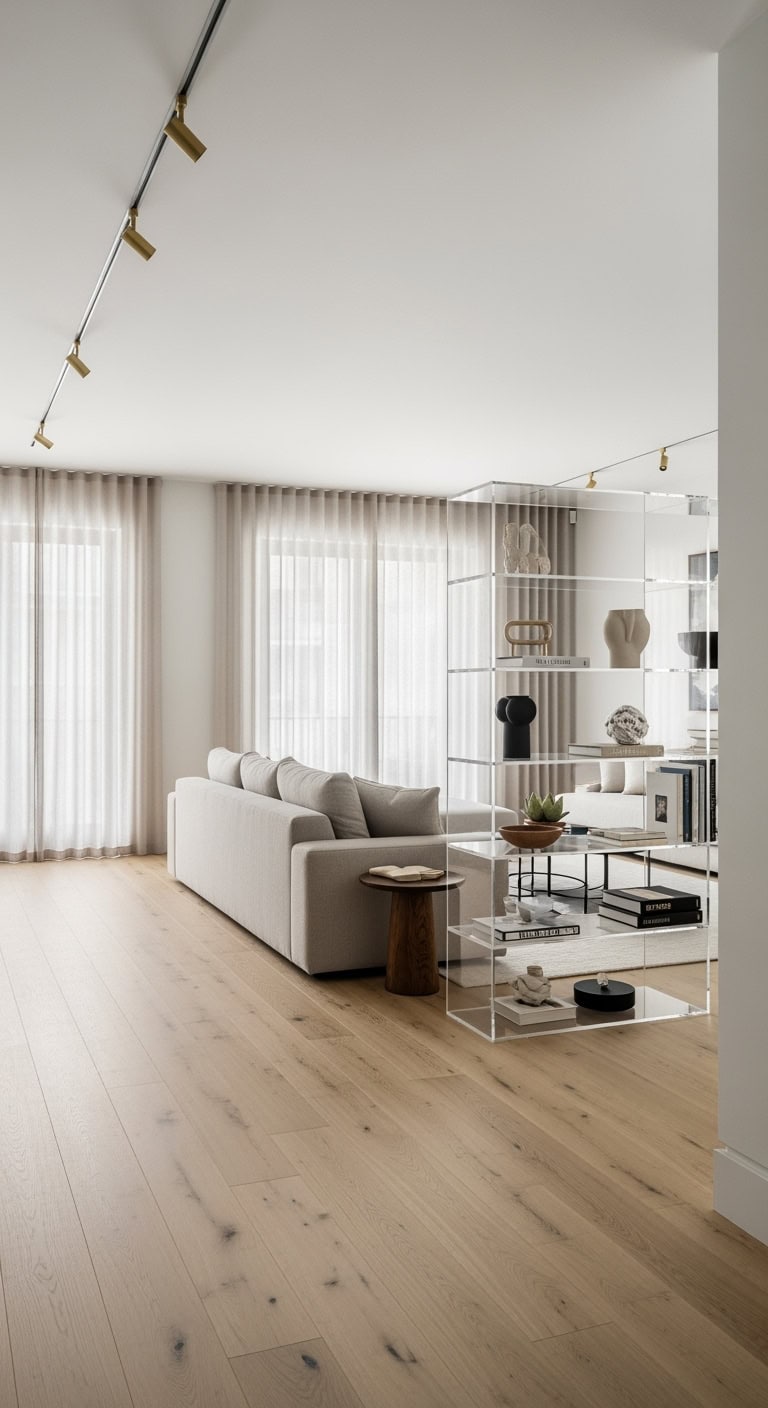 compact minimalist apartment living