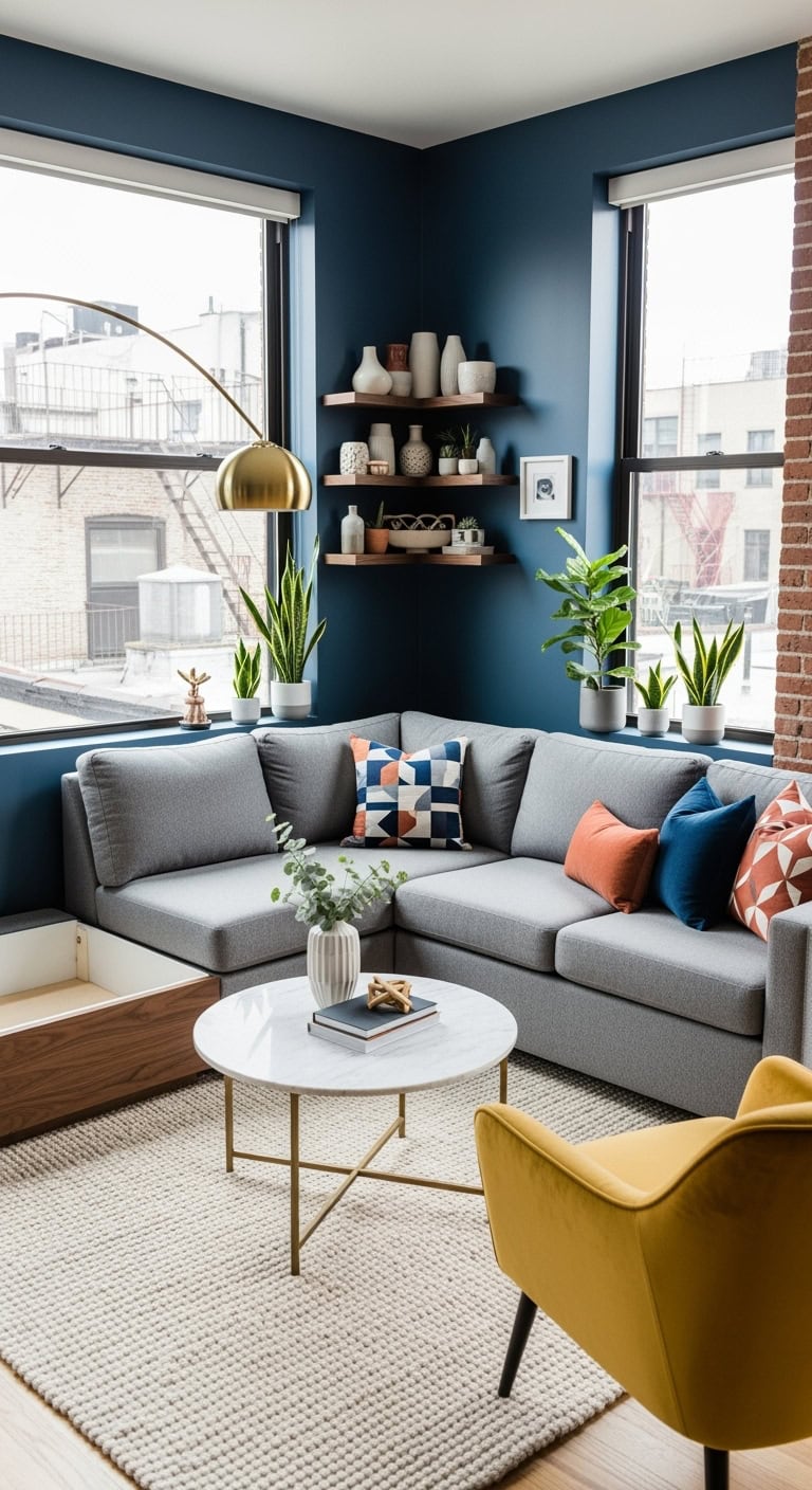 corner focused cozy space styling