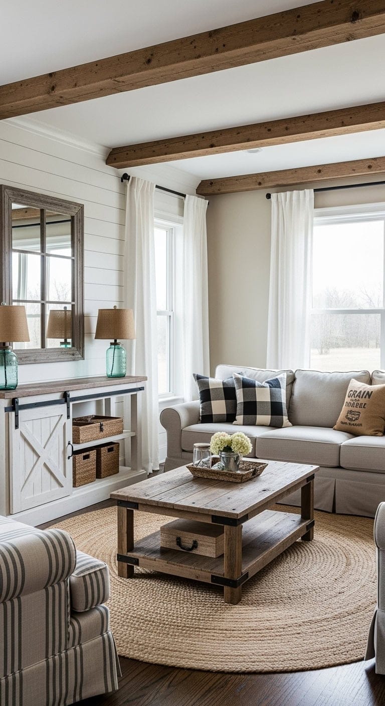 cozy rustic farmhouse makeover