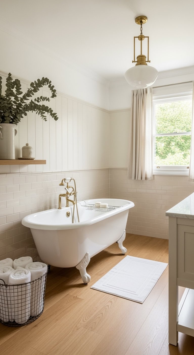 cream clawfoot ivory elegance