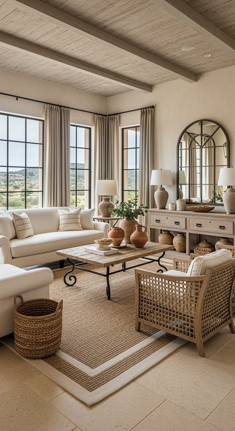 cream stucco mediterranean luxe