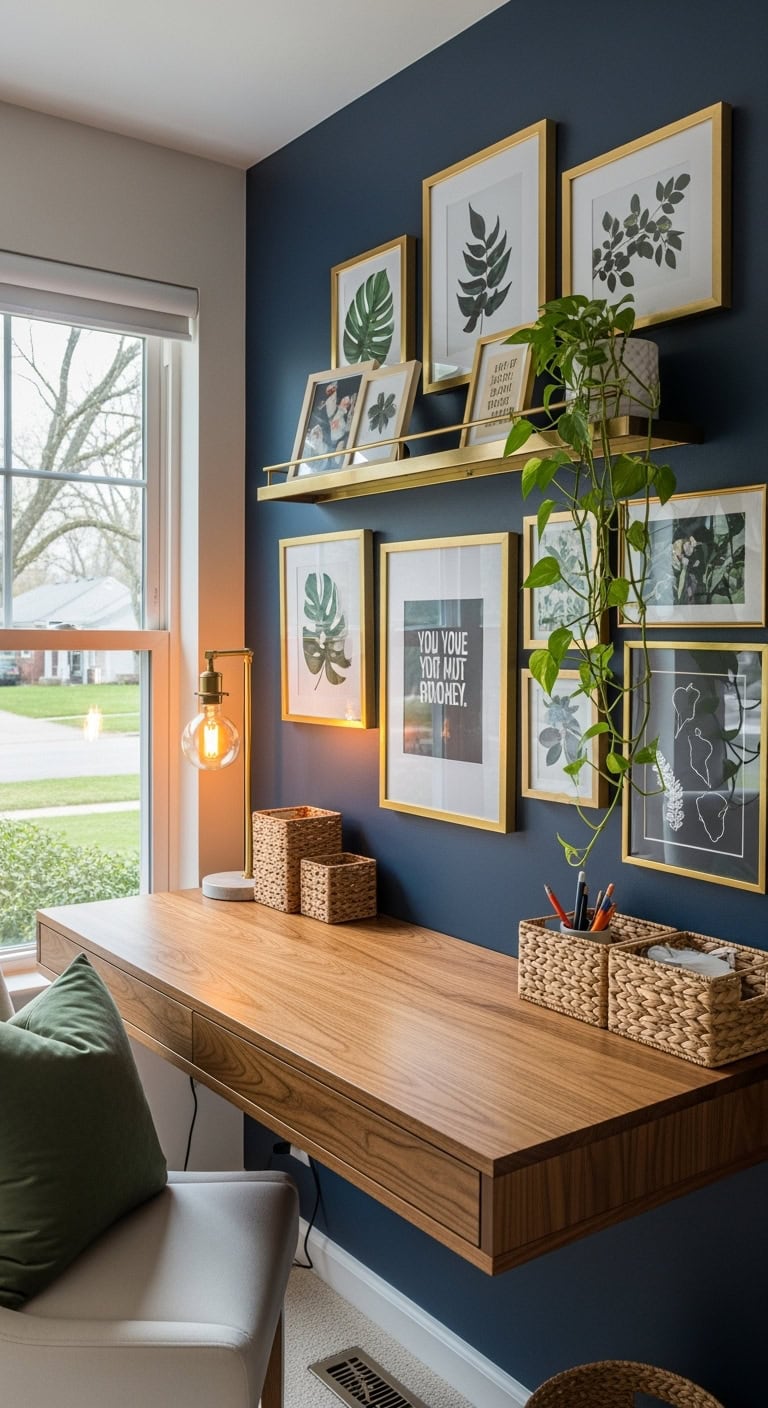 curated gallery workspace with personality