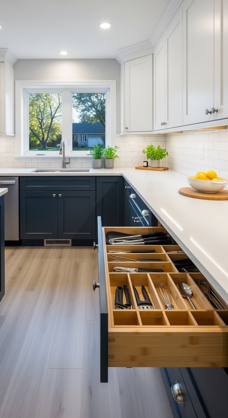 customizable kitchen drawer organization
