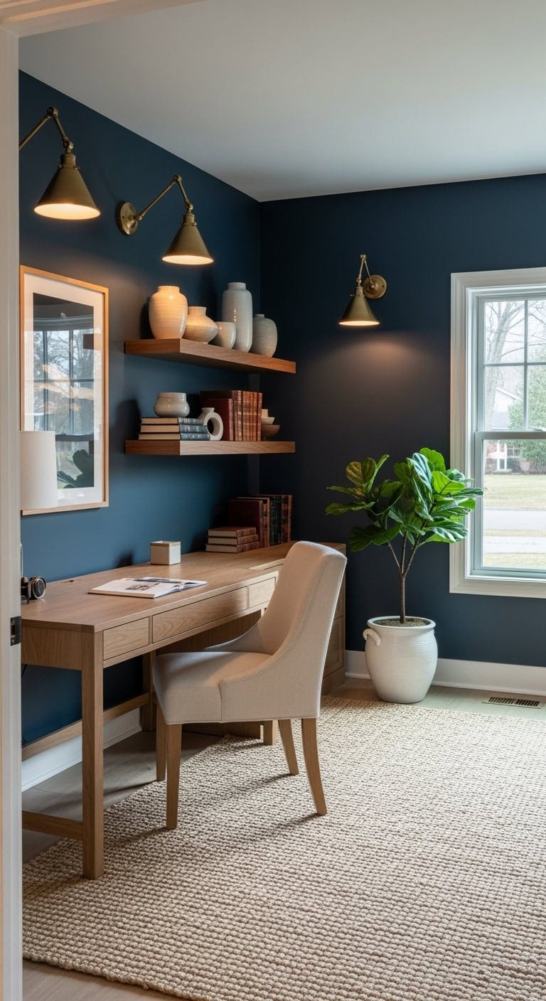 decorative brass sconces workspace