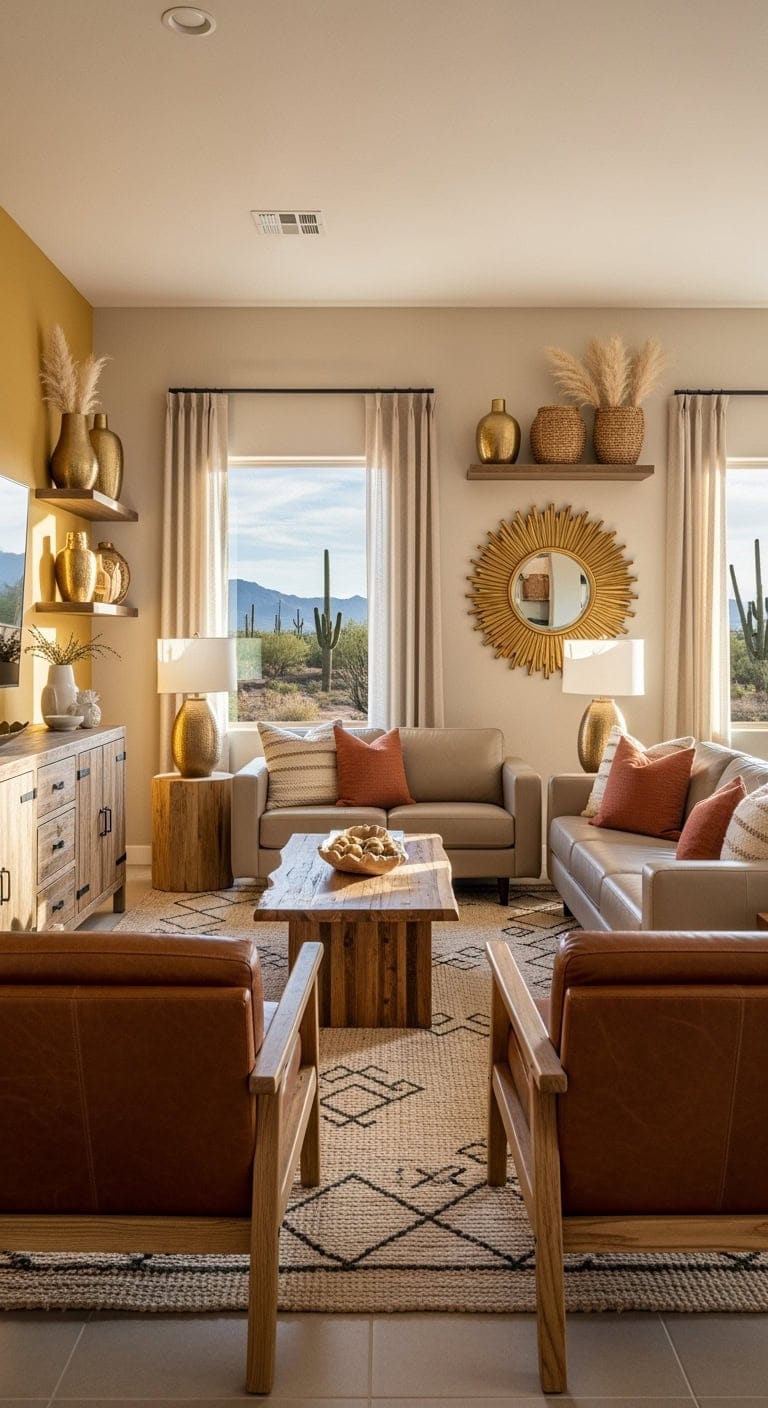 desert beige with gold