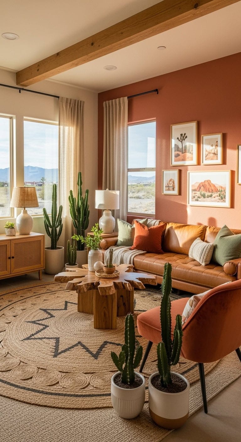 desert modern terracotta cozy oasis