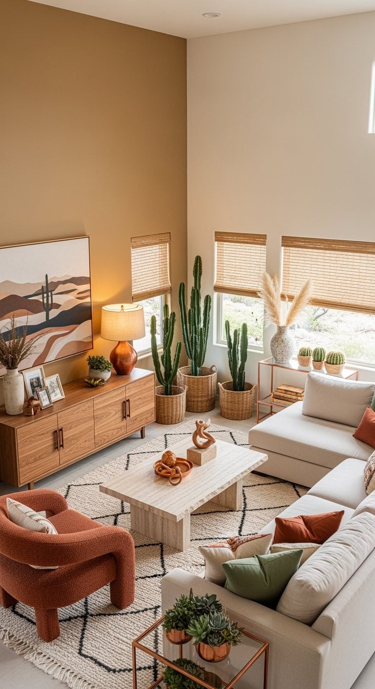 desert modern warm stone sanctuary