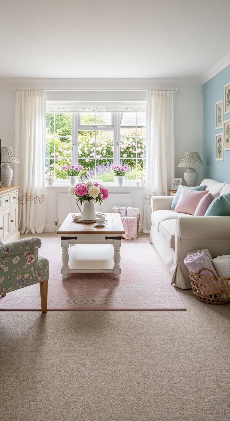 dreamy cottage floral pastels