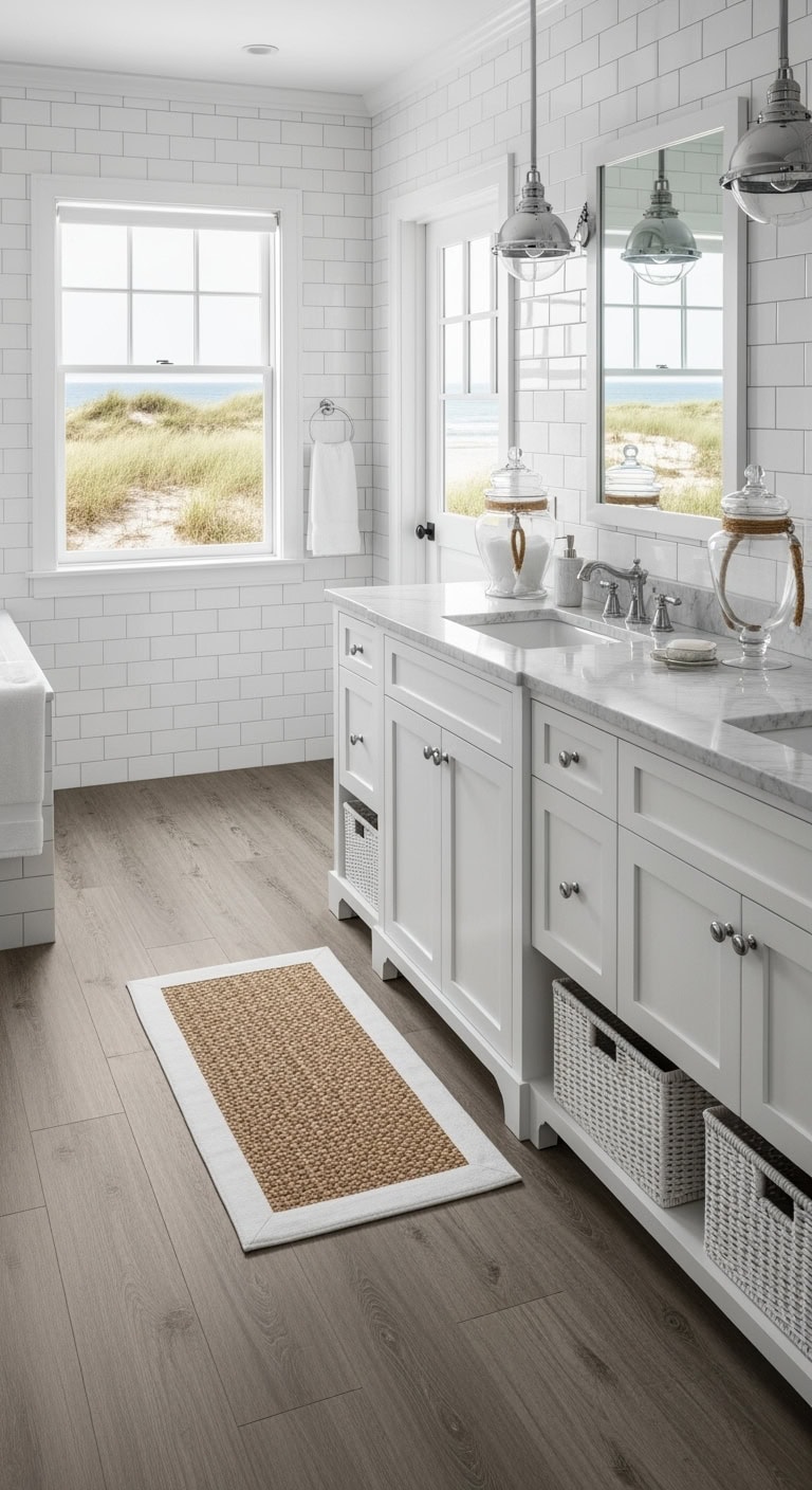 driftwood gray coastal bathroom