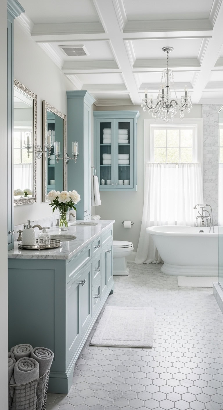 duck egg blue elegance