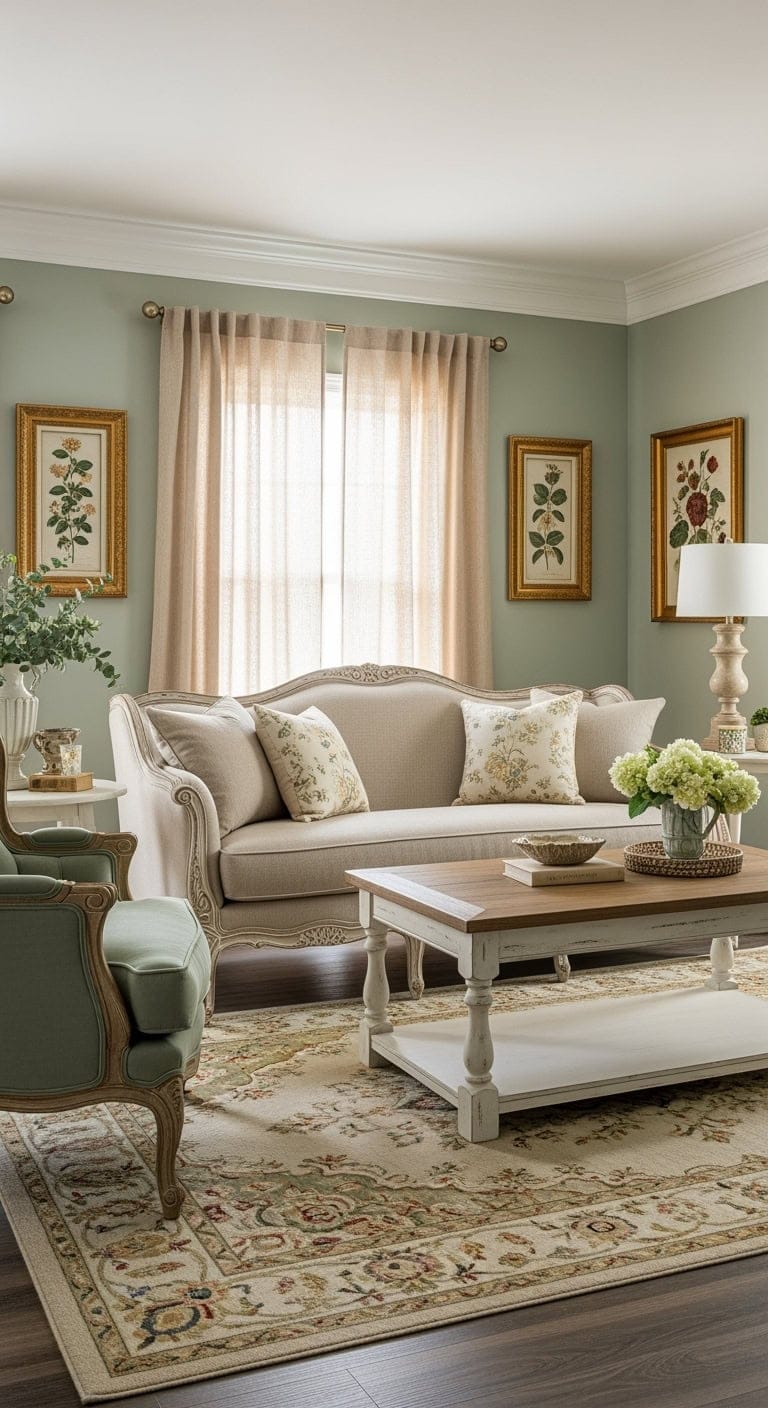 dusty sage french cottage