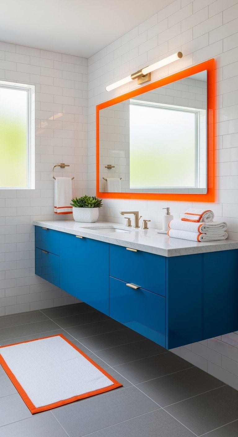 electric blue vanity statement