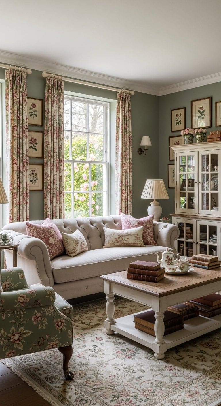 english cottage floral haven