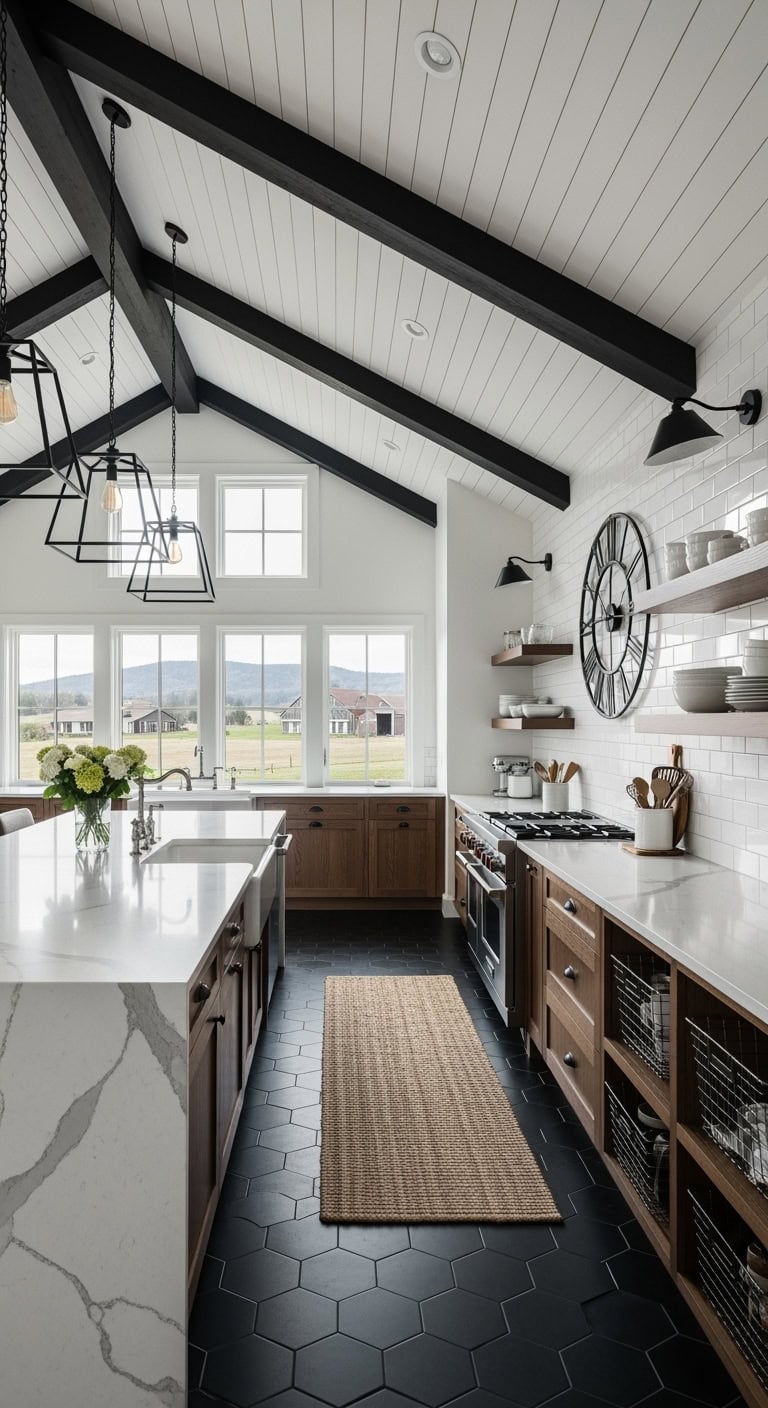 exposed black rafters drama