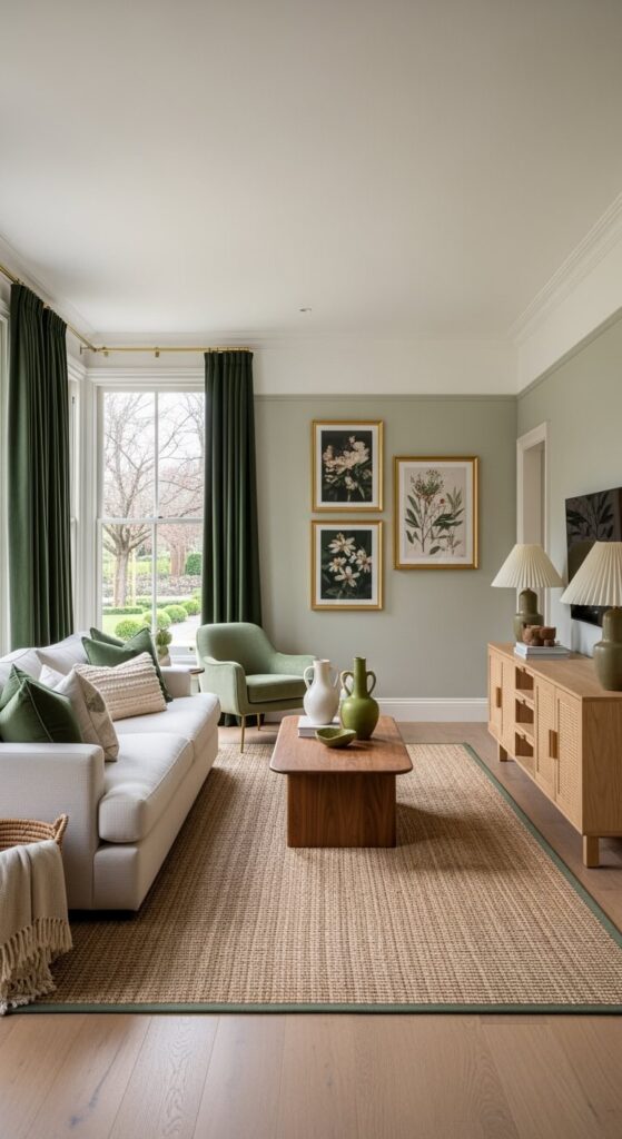 23 Green And Beige Living Room Designs Worth Copying