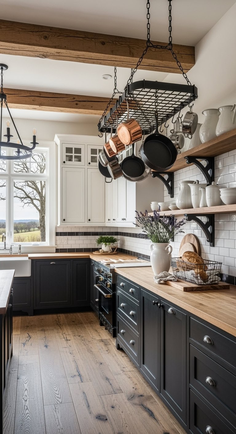 french farmhouse iron accents