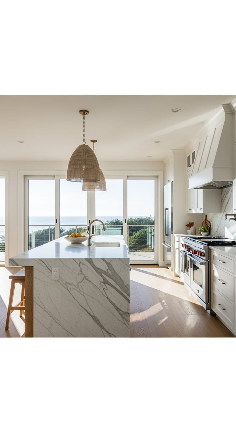 fresh modern coastal kitchens