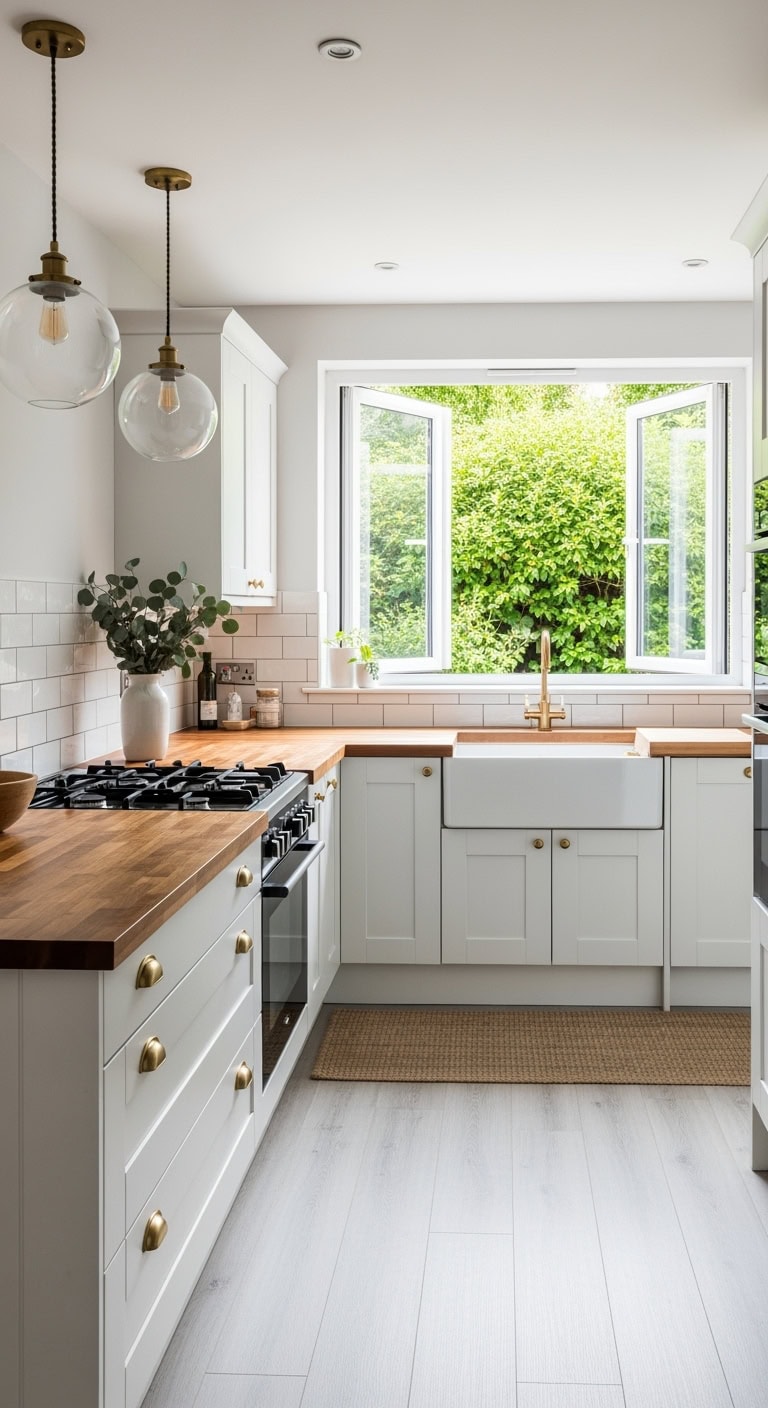 full opening casement kitchen makeover