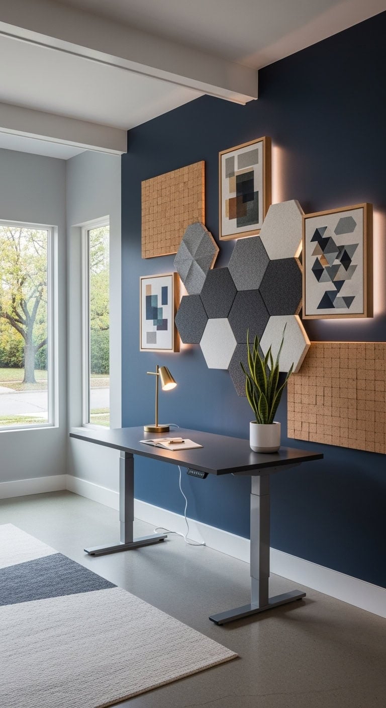 gallery style sound absorbing acoustic panels