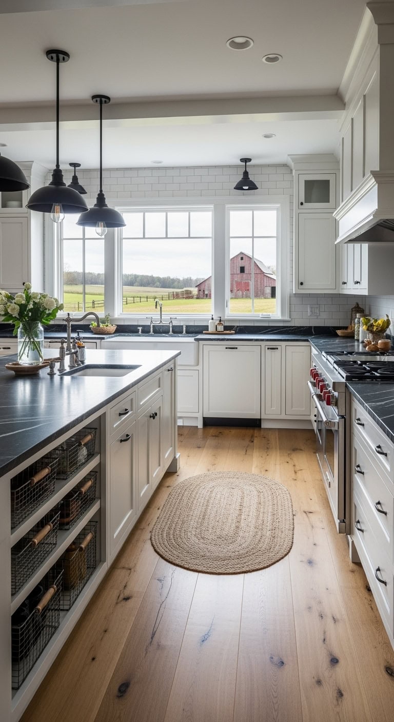 honed soapstone shaker cabinets