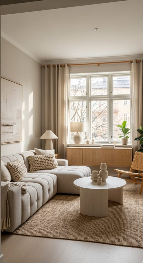 Image showcasing 23 Cozy Beige Living Room Designs Worth Copying