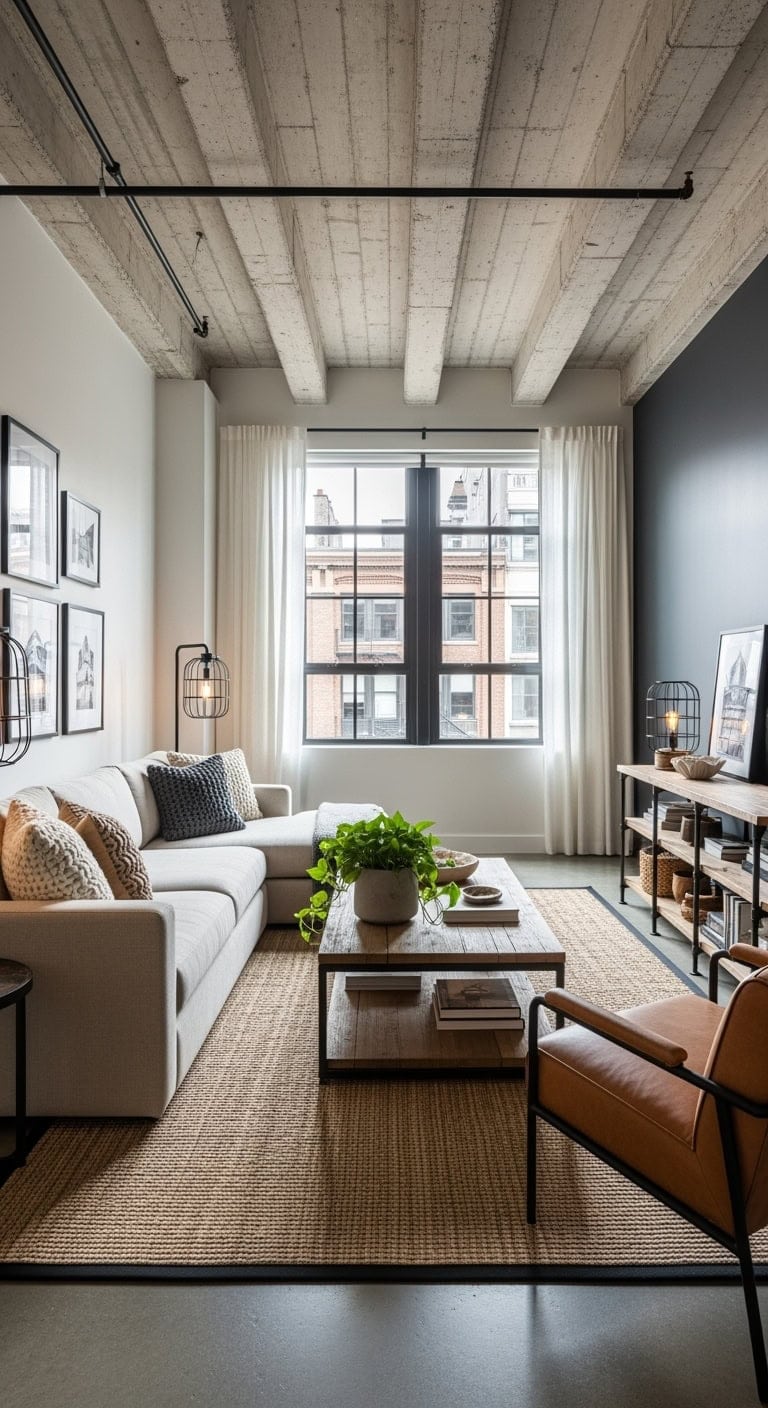 industrial concrete beige warmth