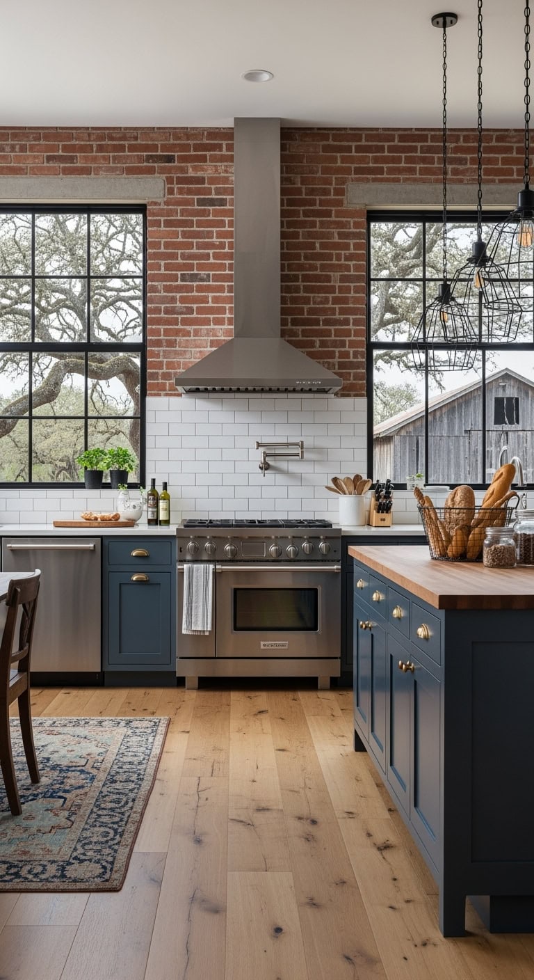 industrial farmhouse kitchen makeover