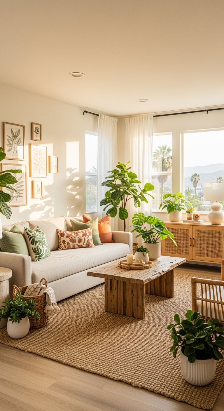 laid back california linen living