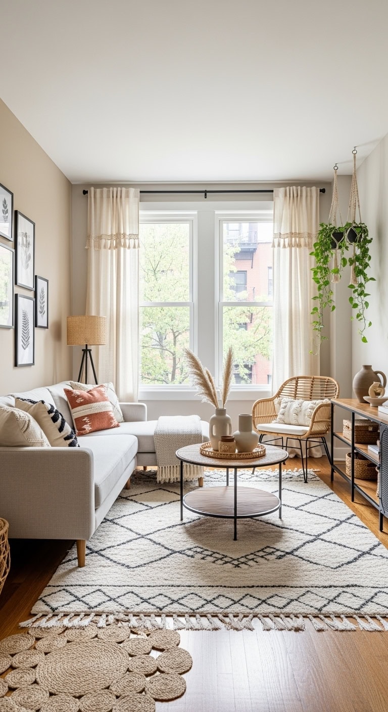 layered neutral boho modernity