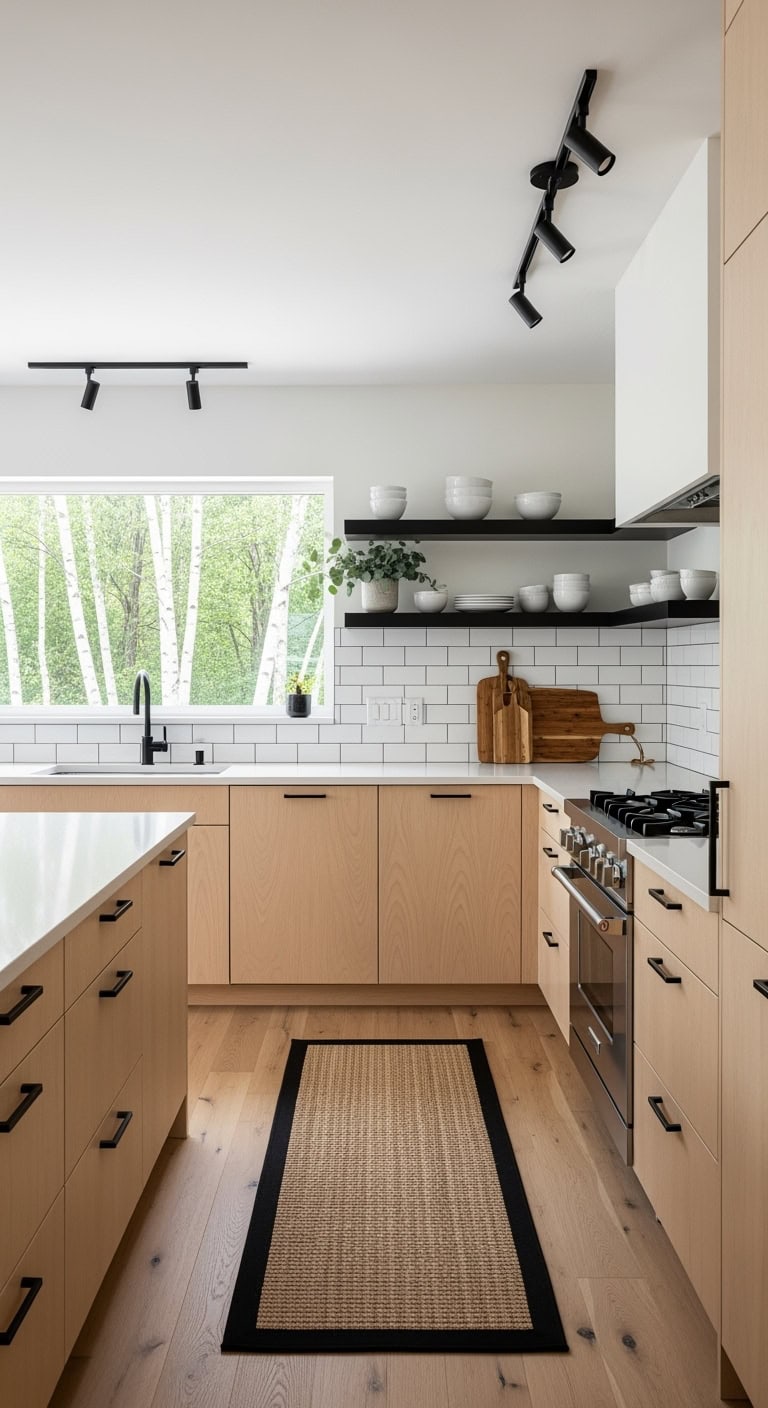 light birch matte black