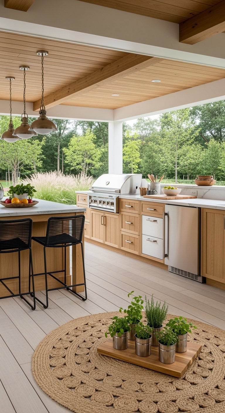 light oak stainless kitchen