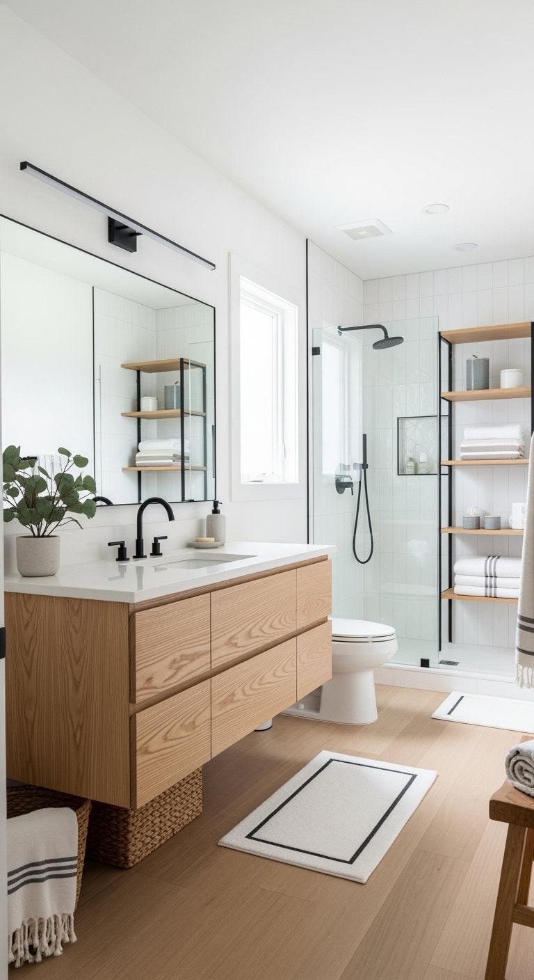 light wood matte blackhardware