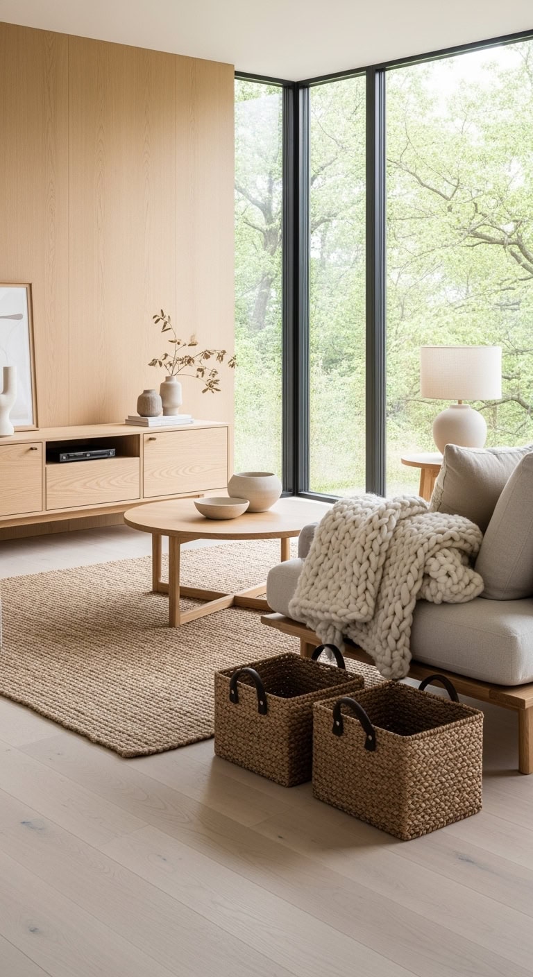 light woods cozy textiles