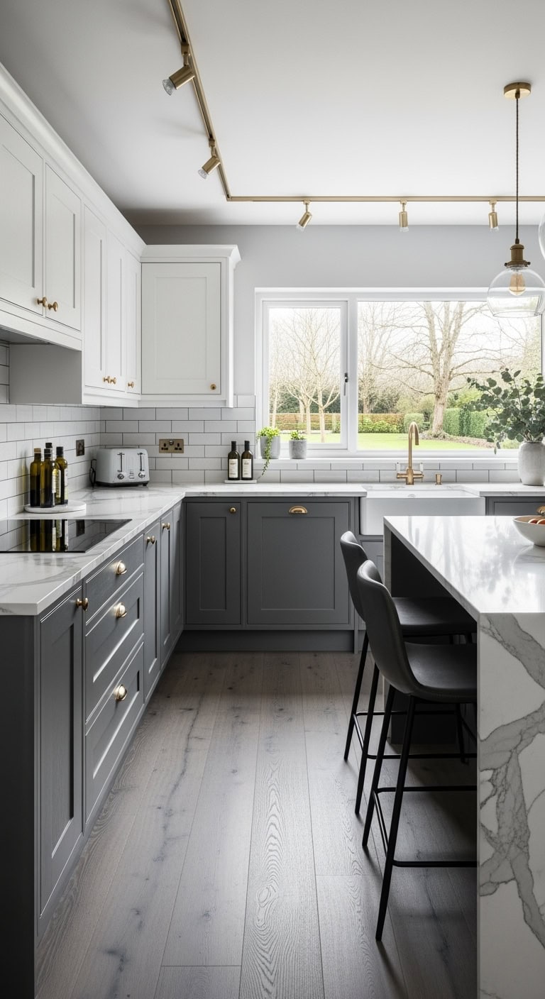 matte anthracite grey kitchen