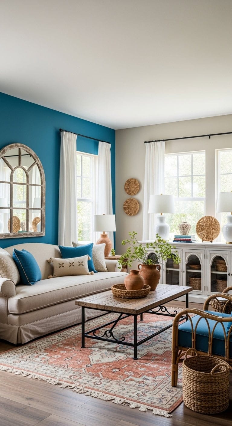 mediterranean azure terracotta coastal living