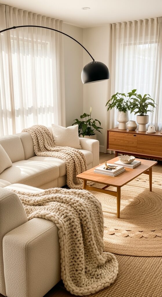 22 Beautiful Mid Century Modern Living Room Apartment Ideas