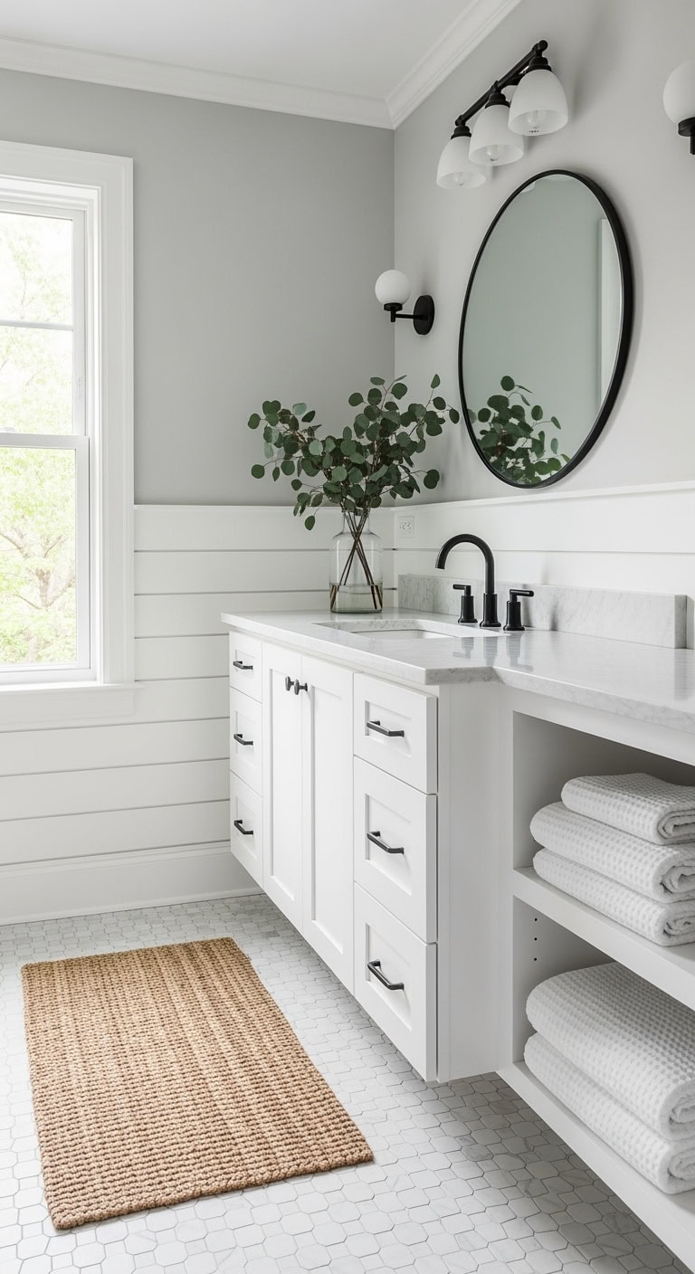 minimal scandinavian bathroom retreat