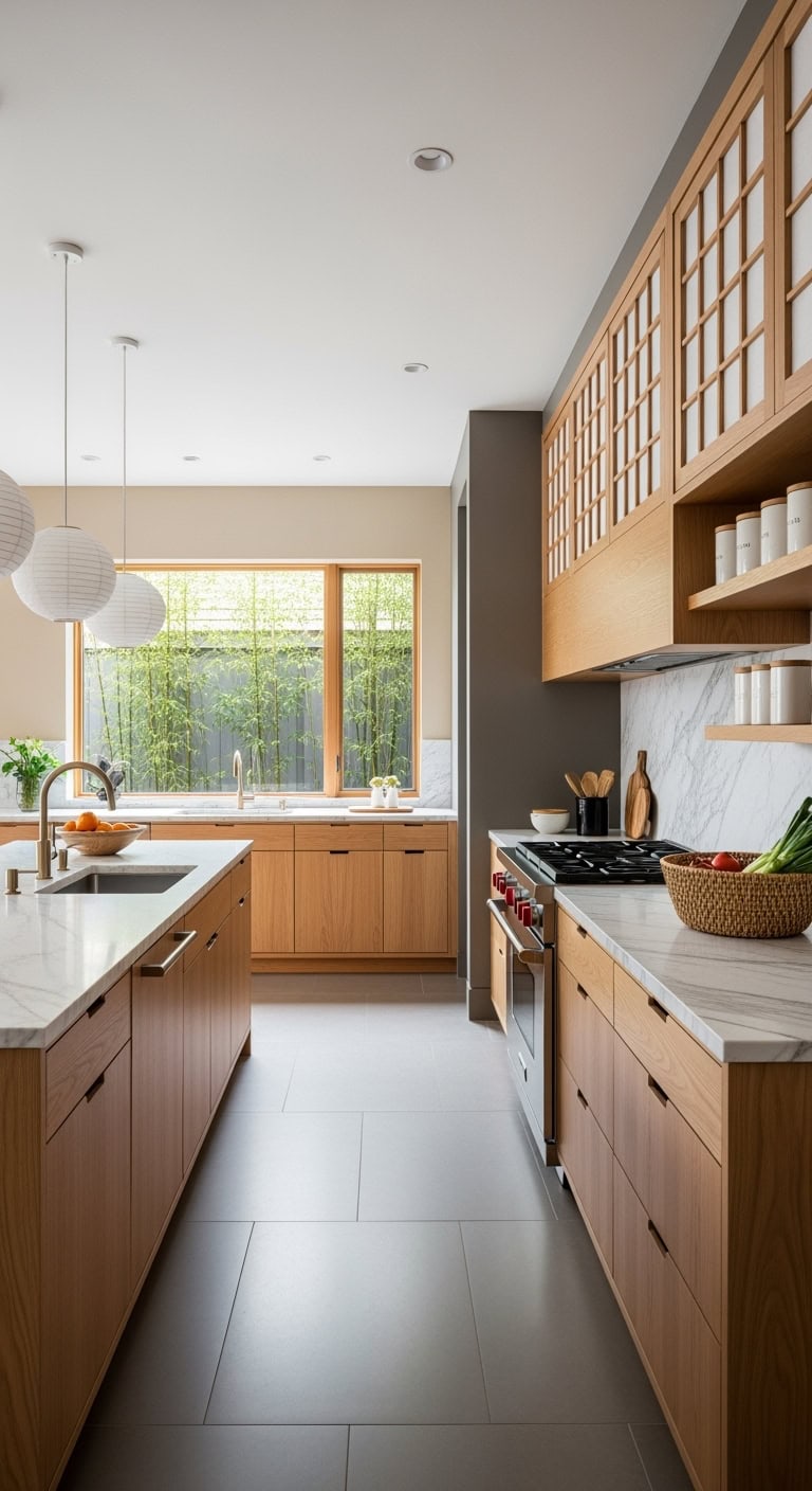 minimalist japanese inspired kitchen makeover