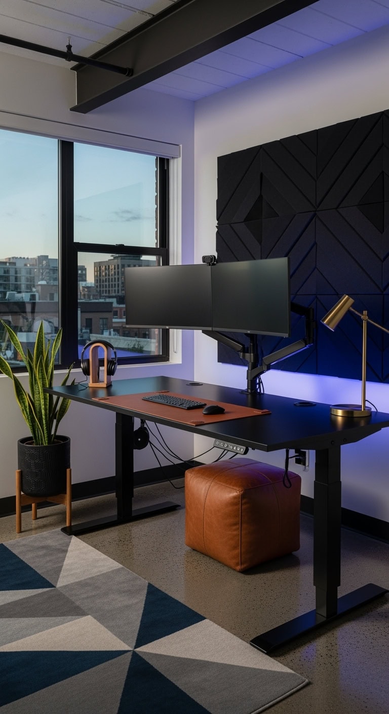 modern multi monitor led command center