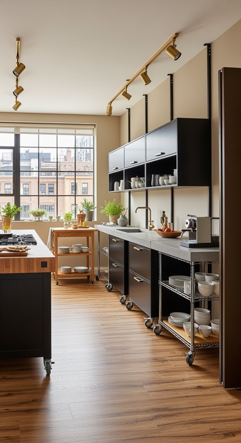 modular movable kitchen systems