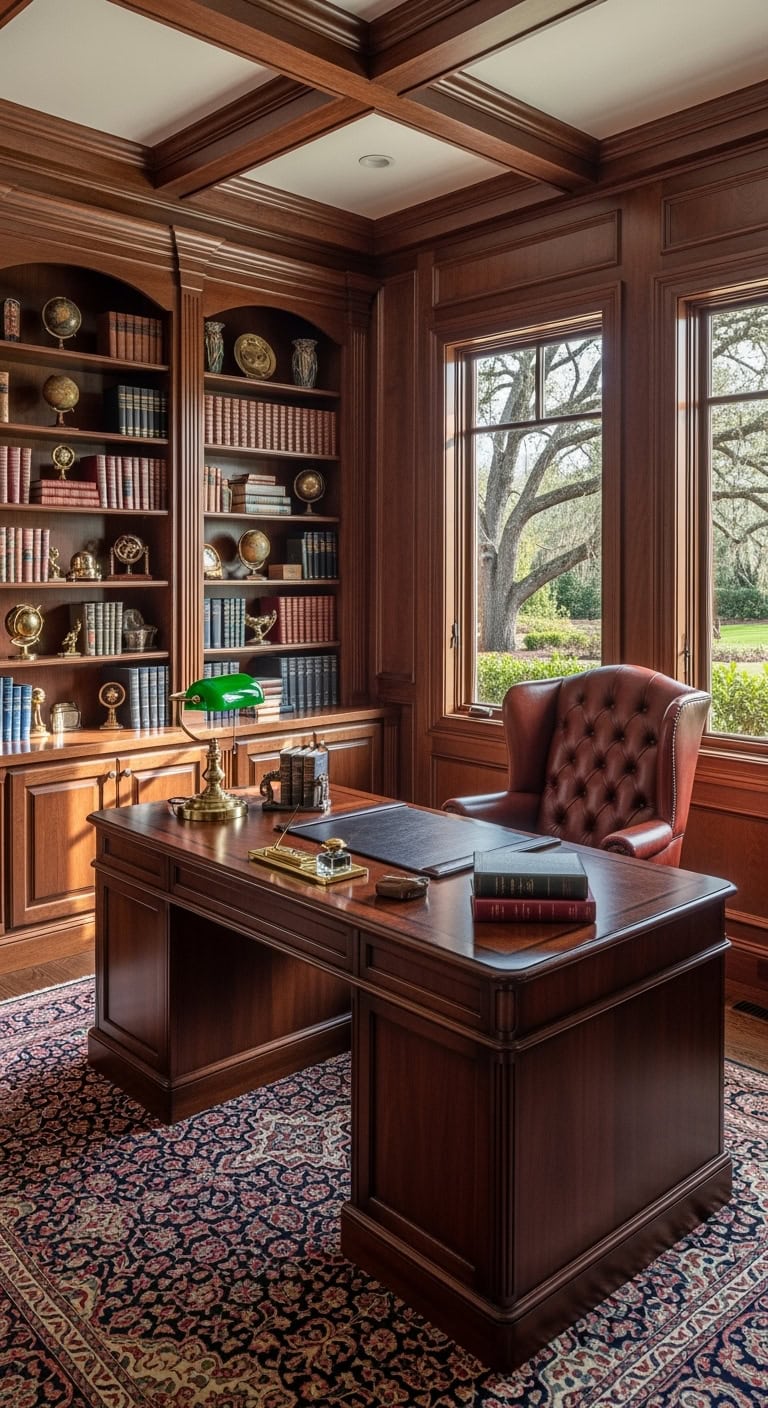 moody mahogany executive library