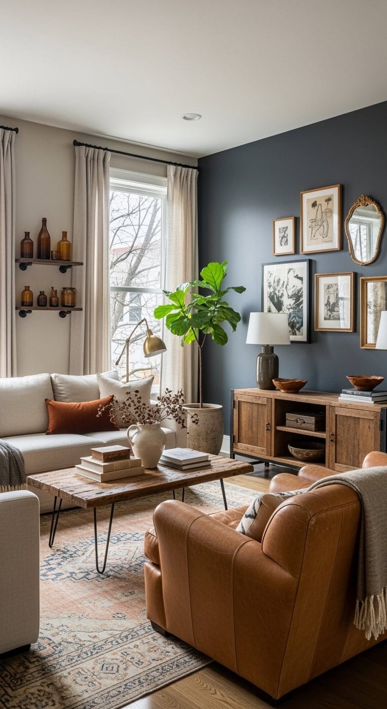 moody vintage beige mix