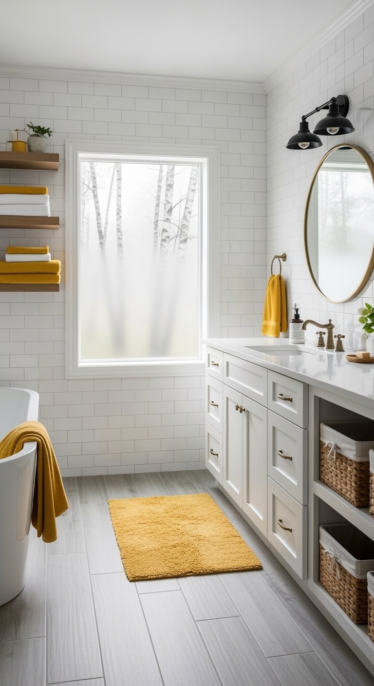 mustard textiles white subwaytiles