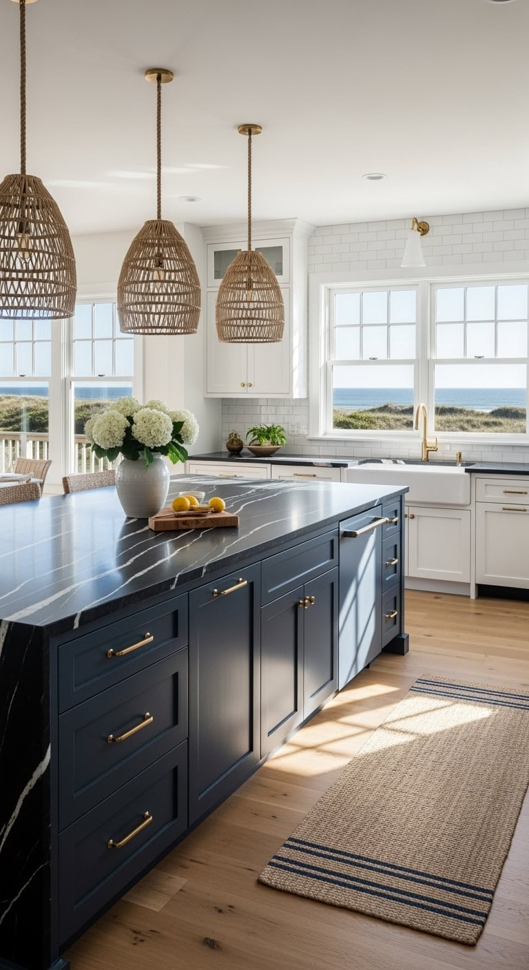 navy lowers black quartzite